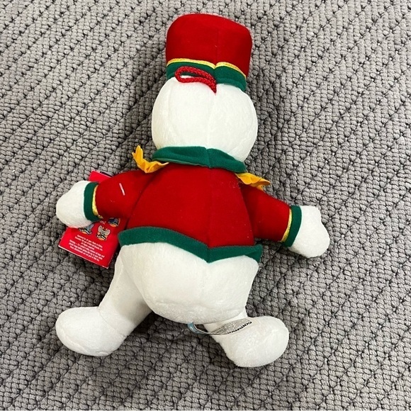 Tagged 1999 8" Snowden Plush Snowman Drum Major Ornament Christmas Beanie Target - Picture 6 of 13